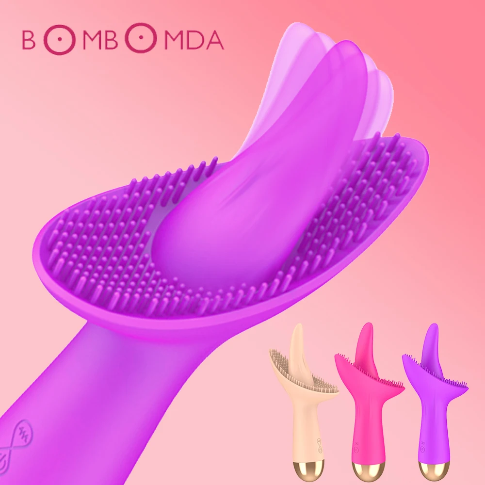 

G-spot Stimulate Vibrator For Women Clitoris Tongue Licking Dildo Vibrators Adult Sex Toys Female Masturbator Erotic Sex Shops