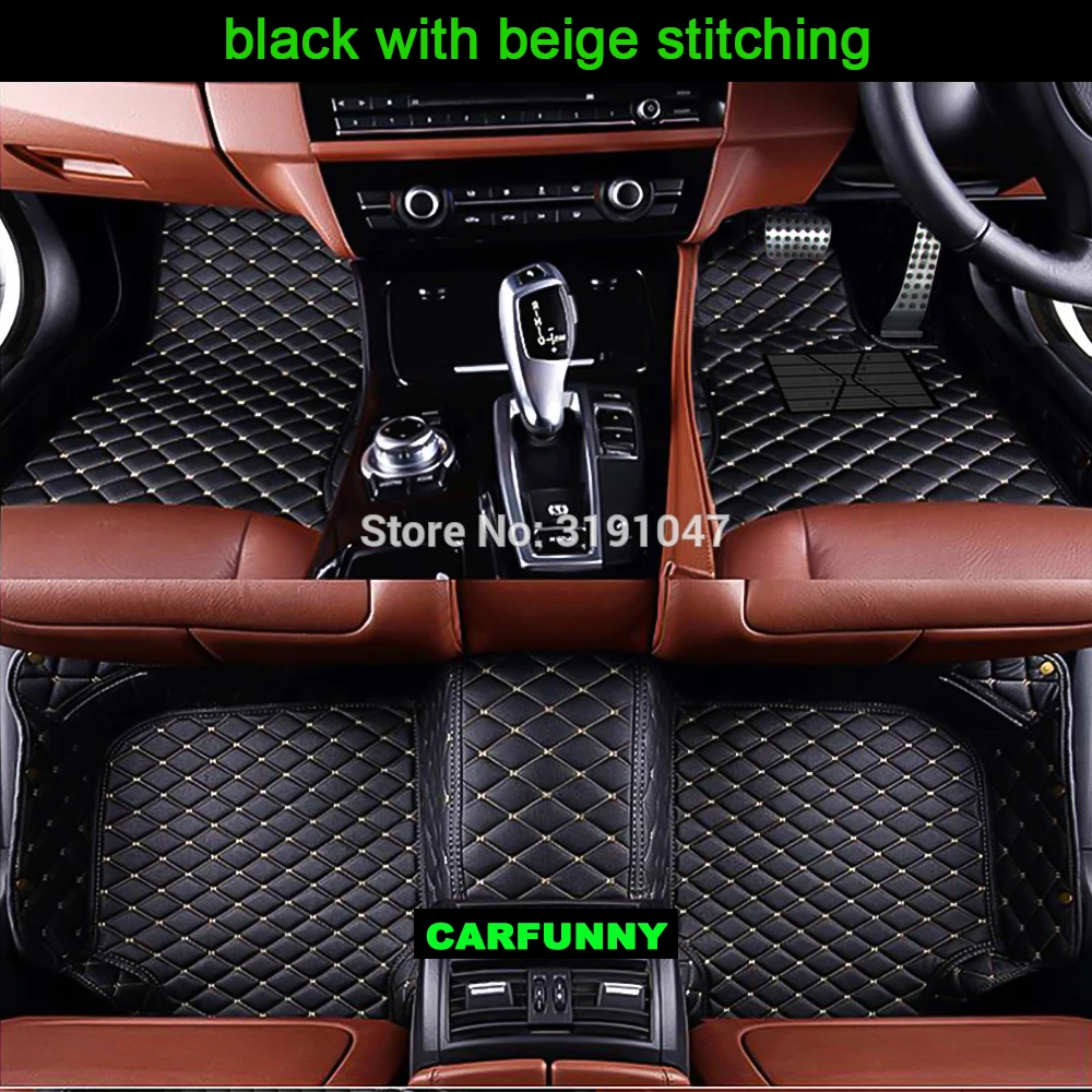 

CARFUNNY Right hand drive car floor mats for шевроле нива авео т250 lada 2107 emgrand ec7 ева коврики для авто q50 infiniti