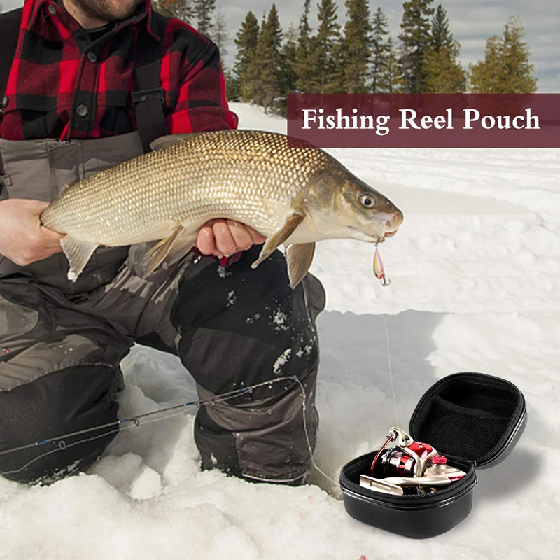 2020 Fish Reel Bag Spinning Case Protective Hard Shell Shockproof Waterproof Cover Storage Fishing Tackle Box Hot Sale | Спорт и