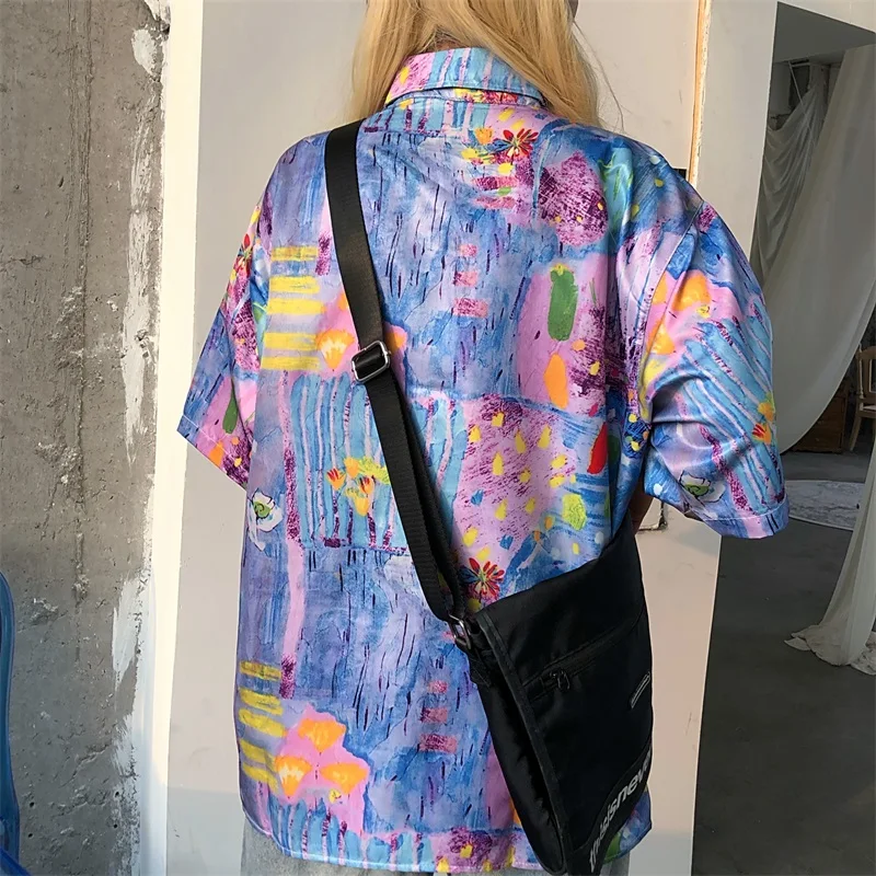 Summer new style Korean artistic Harajuku style tie-dye loose short-sleeved shirt women
Summer new style Korean artistic Harajuku style tie-dye loose short-sleeved shirt women