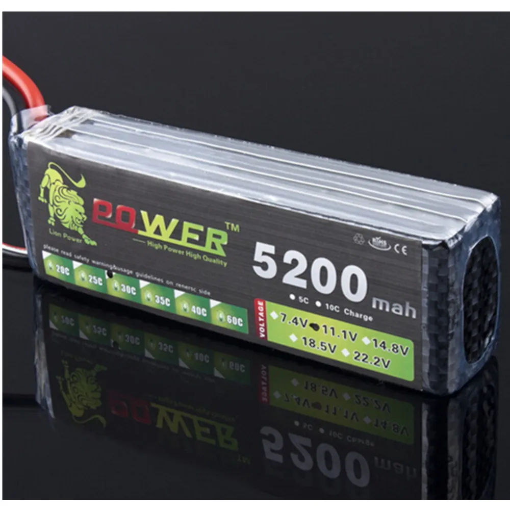 Lipo батарея 3S 11 1 V 5200mah 30C до макс. 35C AKKU для радиоуправляемого вертолета