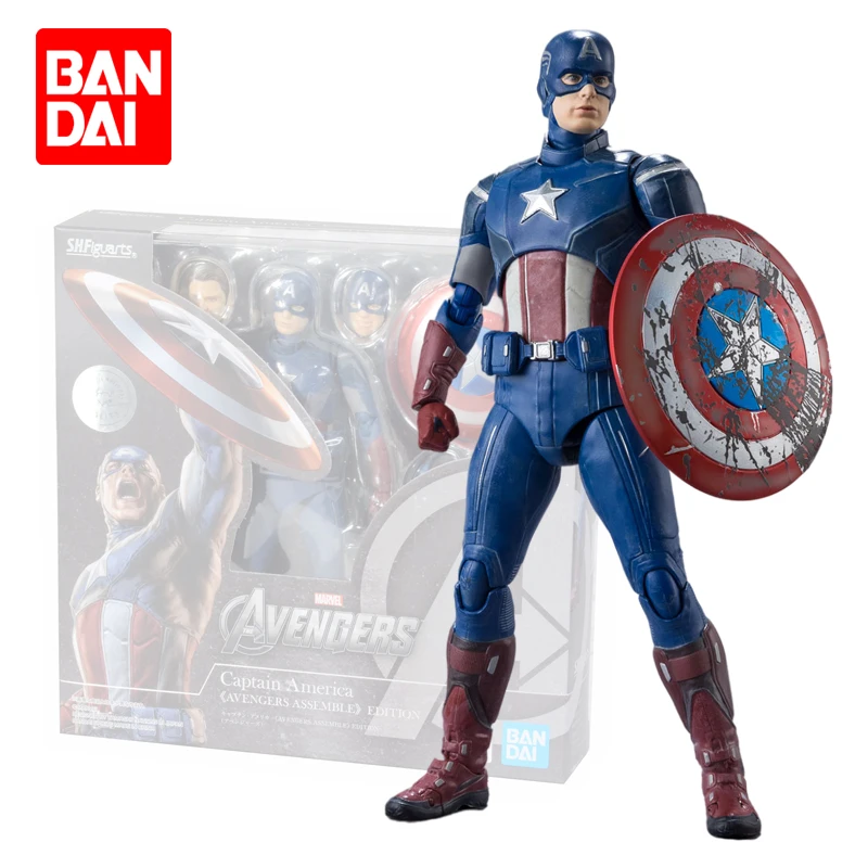 Bandai Original S.H.Figuarts Marvel Legends Captain America Avengers PVC Anime Action Figures Collection Model Toys Gifts 14cm
Bandai Original S.H.Figuarts Marvel Legends Captain America Avengers PVC Anime Action Figures Collection Model Toys Gifts 14cm