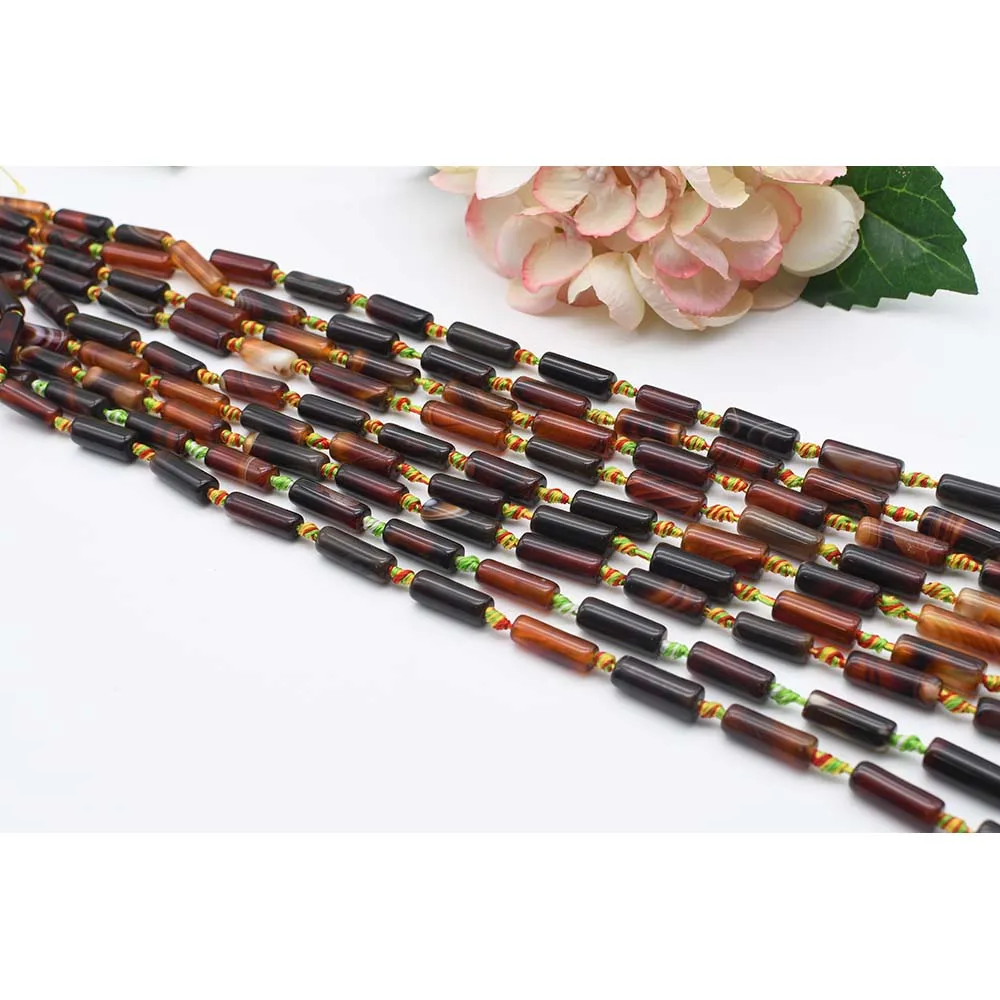 2strands/lot 20mm Natural Smooth dark brown cylindrical Agate stone beads For DIY Bracelet Necklace Jewelry Making Strand 15"
2strands/lot 20mm Natural Smooth dark brown cylindrical Agate stone beads For DIY Bracelet Necklace Jewelry Making Strand 15"