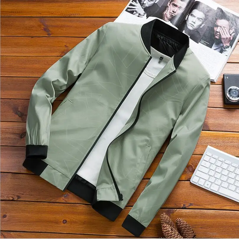 2019 New Spring New Men's Bomber Zipper Jacket Male Casual Streetwear Hip Hop Slim Fit Pilot Coat Men Clothing
2019 New Spring New Men's Bomber Zipper Jacket Male Casual Streetwear Hip Hop Slim Fit Pilot Coat Men Clothing