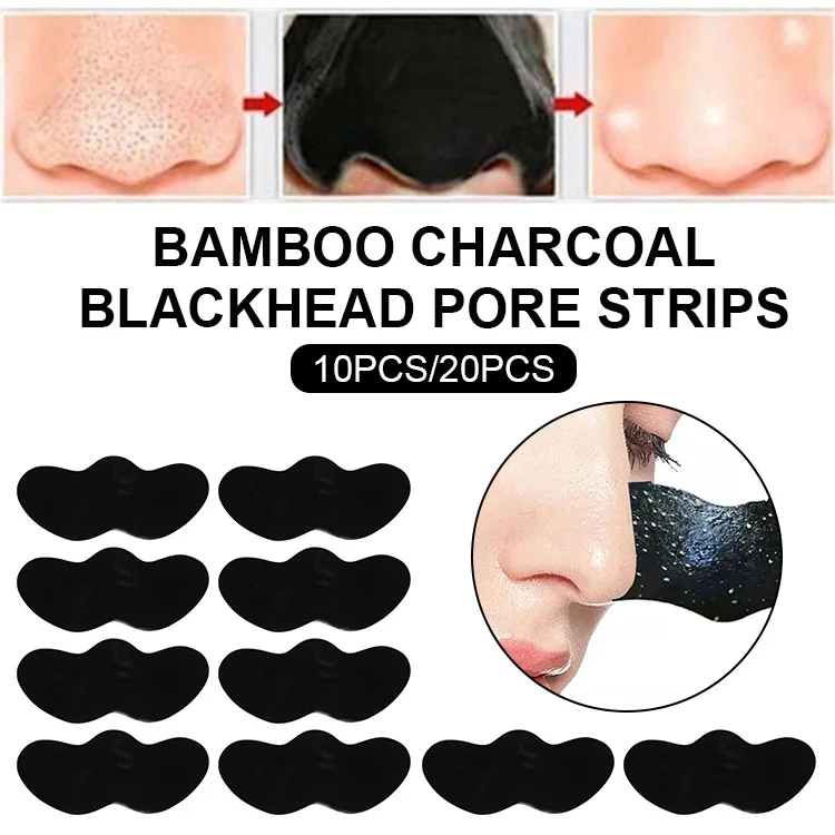 Blackhead Pore Strips Deep Cleansing Nose Strips for Blackhead Removal Bamboo Charcoal Peel off Nose Strips skin care
Blackhead Pore Strips Deep Cleansing Nose Strips for Blackhead Removal Bamboo Charcoal Peel off Nose Strips skin care
