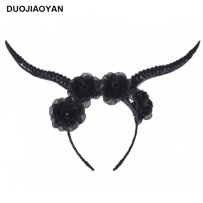American Cross-border Red And White Roses Halloween Antlers Hair Band Wide Animal Head Band Spot Factory Direct Sale
American Cross-border Red And White Roses Halloween Antlers Hair Band Wide Animal Head Band Spot Factory Direct Sale