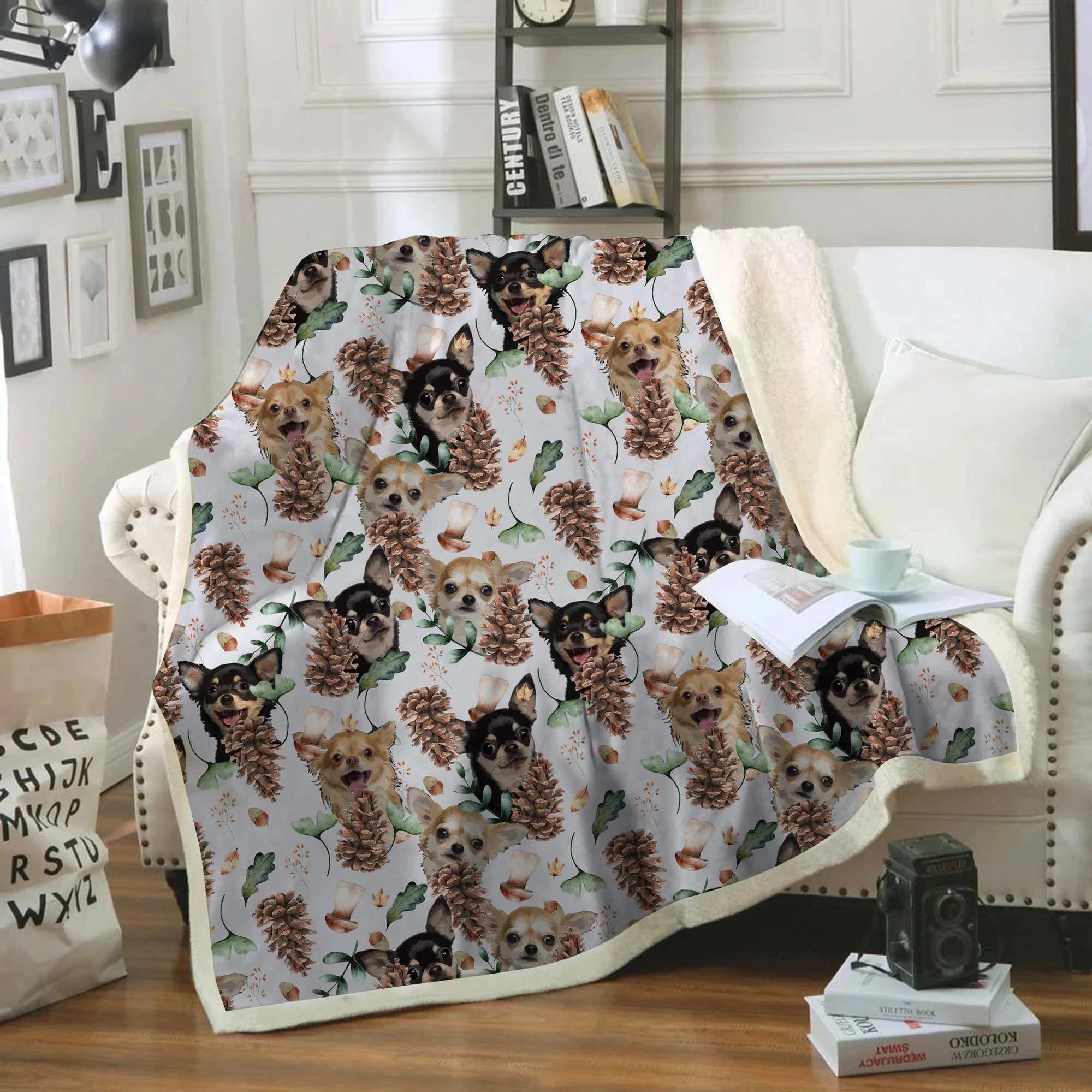Blanket Colorful 3D All Over Printed Cute Chihuahua Colorful Blanket Winter Warm Arctic Velvet Bedding/Sofa For Adult/Child
Blanket Colorful 3D All Over Printed Cute Chihuahua Colorful Blanket Winter Warm Arctic Velvet Bedding/Sofa For Adult/Child