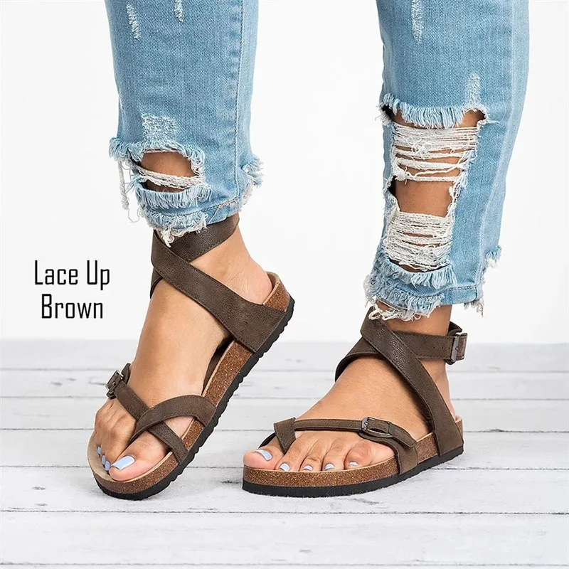 Women Sandals Shoes Buckle Strap 2020 New Flats Slip Plug Size 43 Ladies Flip Flops Rome Style Sandals
Women Sandals Shoes Buckle Strap 2020 New Flats Slip Plug Size 43 Ladies Flip Flops Rome Style Sandals