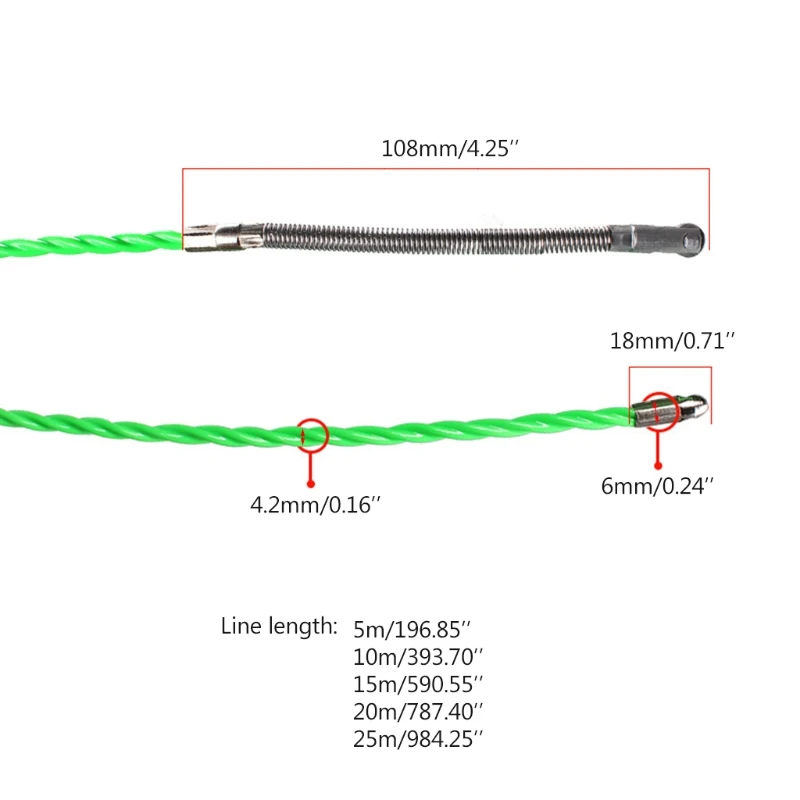 13MA 5/10/15/20/25m Cable Puller Electrical Wire Fish Tape Cable Wire Puller Tool
13MA 5/10/15/20/25m Cable Puller Electrical Wire Fish Tape Cable Wire Puller Tool