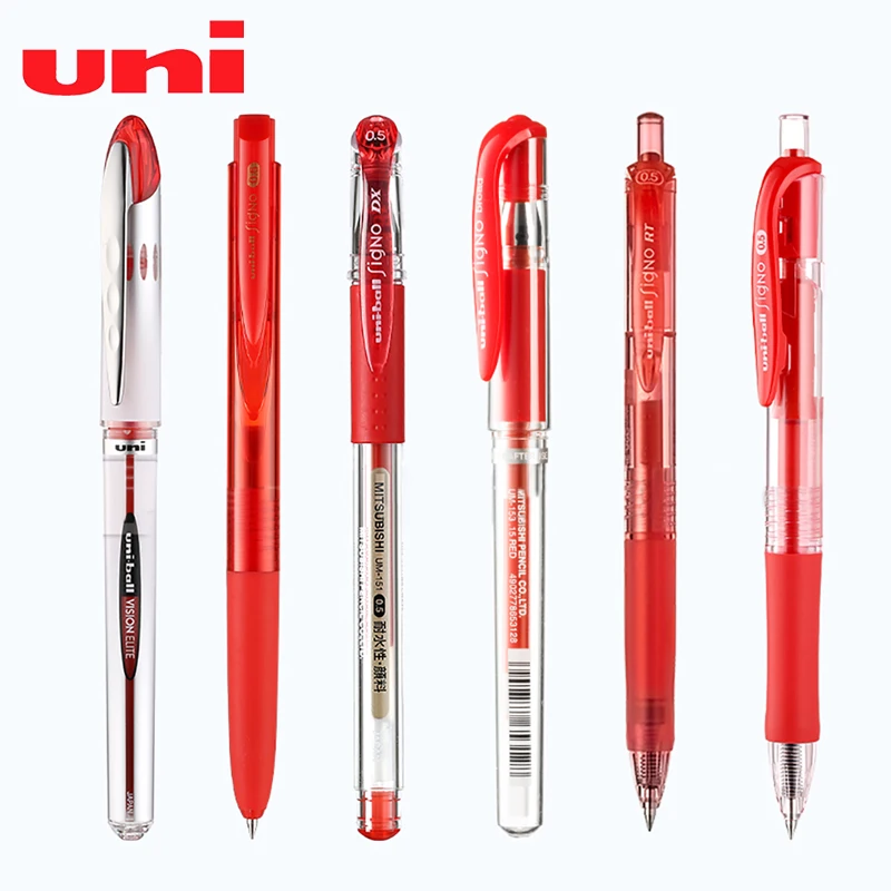 Japanese Uni Uniball Series Combination Red Gel Pen 0.5mm Teacher Exam Correction Special Student Office Stationery Mark
Japanese Uni Uniball Series Combination Red Gel Pen 0.5mm Teacher Exam Correction Special Student Office Stationery Mark