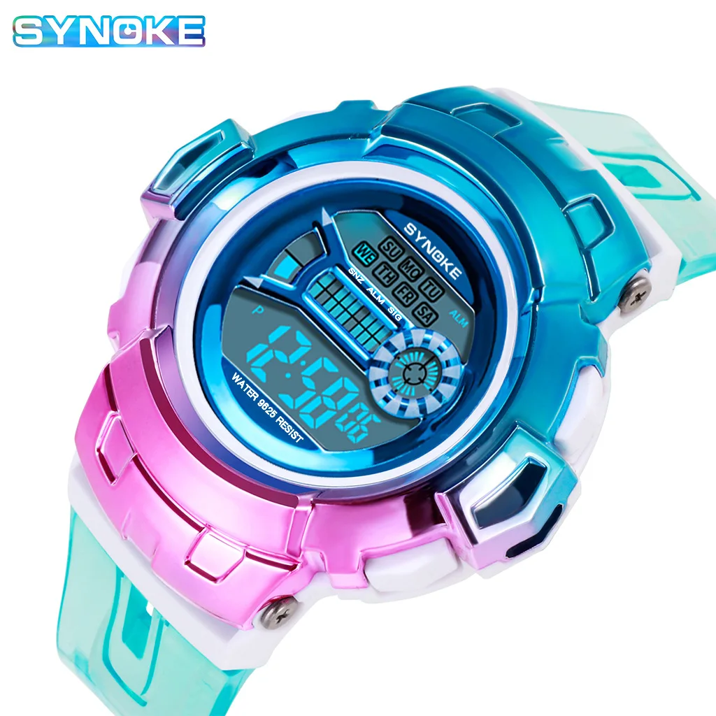 Synoke INS Chameleon New Style Fashion Electronic Digital Watch Waterproof Casual Sports Colorful Students Female Wristwatch
Synoke INS Chameleon New Style Fashion Electronic Digital Watch Waterproof Casual Sports Colorful Students Female Wristwatch