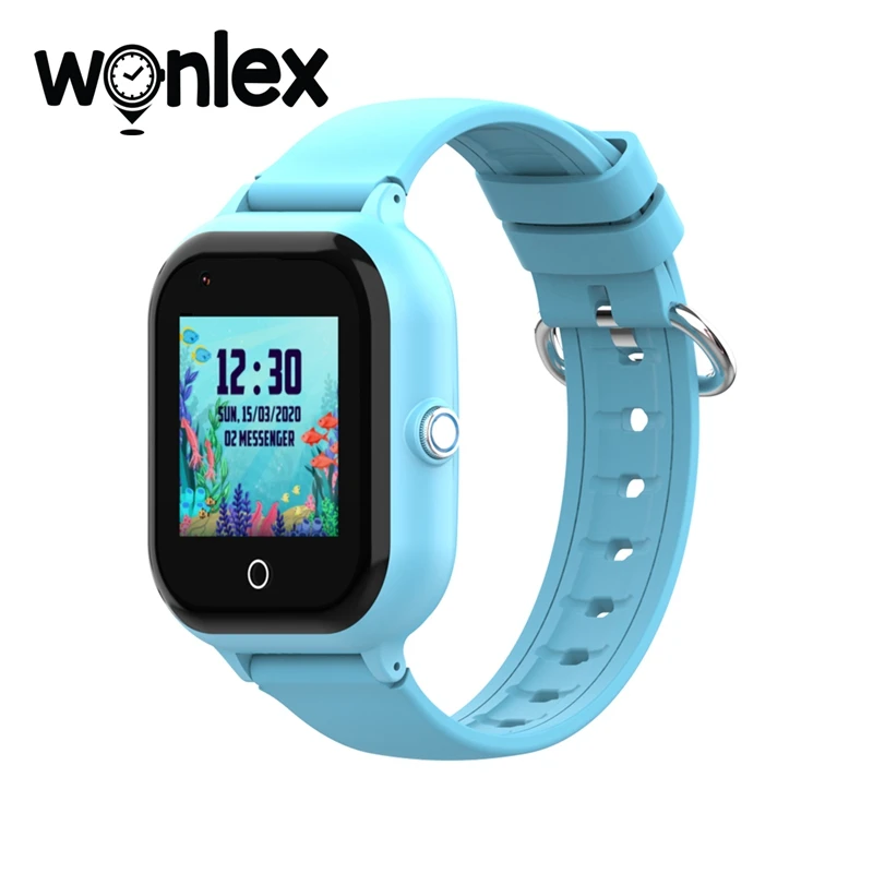 Смарт-часы Wonlex детские умные мини-часы с телефоном камерой видеозвонка KT24 Wi-Fi