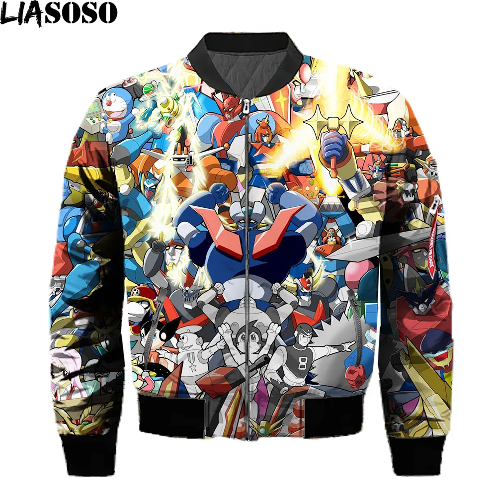 3D Print Sci-fi Anime Mazinger Z Jacket Robot Man's Coat Winter Long Sleeve harajuku Shirt Armored Warrior Top Bomber Jackets
3D Print Sci-fi Anime Mazinger Z Jacket Robot Man's Coat Winter Long Sleeve harajuku Shirt Armored Warrior Top Bomber Jackets
