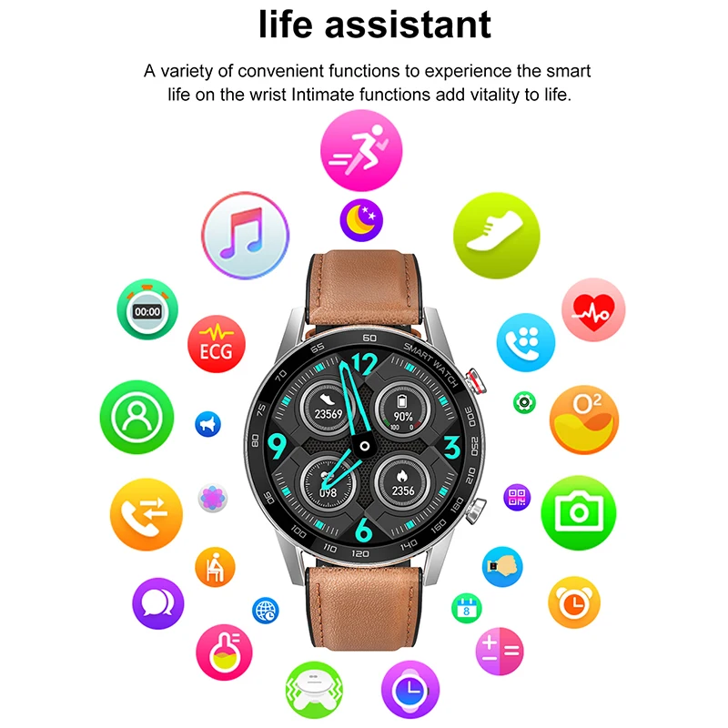 2021 Smart Watch Men Android Bluetooth Call Answer IP68 Smartwatch Blood Pressure Ecg Smart Watch For Huawei Xiaomi Apple Phone
2021 Smart Watch Men Android Bluetooth Call Answer IP68 Smartwatch Blood Pressure Ecg Smart Watch For Huawei Xiaomi Apple Phone