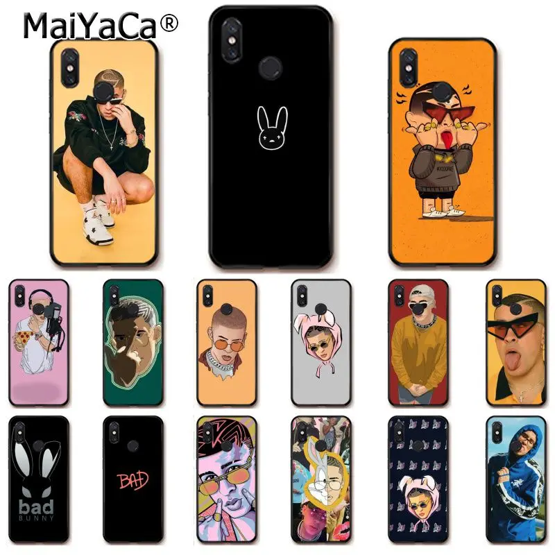 Чехол для телефона MaiYaCa Bad Bunny Maluma Xiaomi mi5 6 A1 A2 Lite Mi9 9SE mi8lite F1 Mix2 2S Max2 3|Бамперы| |