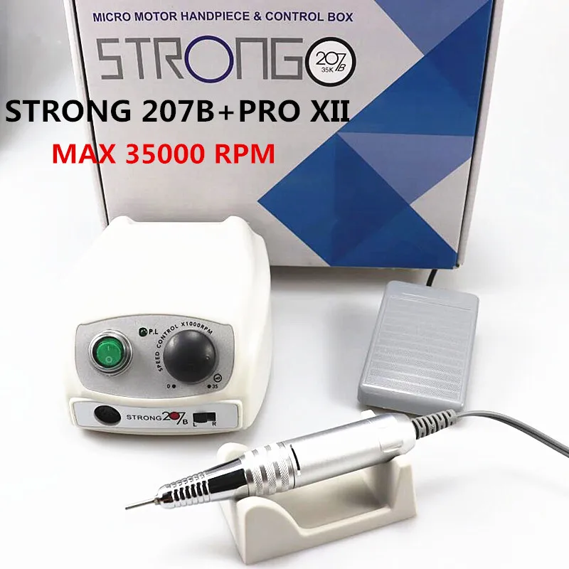 Мощная профессиональная машинка для маникюра и педикюра, 65 Вт, 207B, 35 к, набор для полировки ногтей, стоматологии 
Мощная профессиональная машинка для маникюра и педикюра, 65 Вт, 207B, 35 к, набор для полировки ногтей, стоматологии