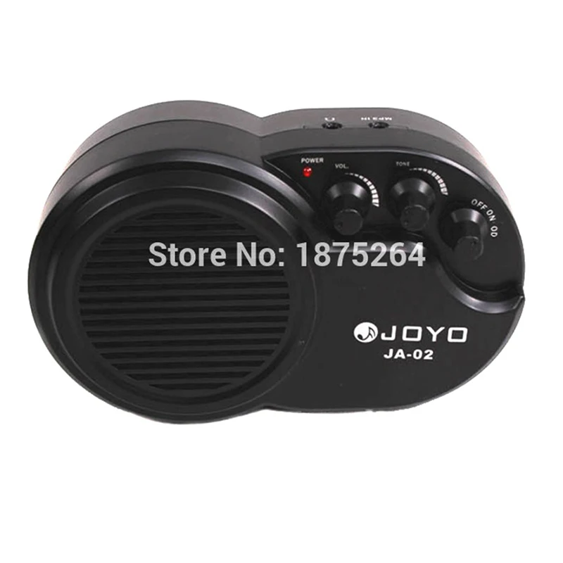 

JOYO JA-02 Mini Practice Guitar Clip Amplifier Speaker 3W Ukulele Amp Clean Distortion Effects