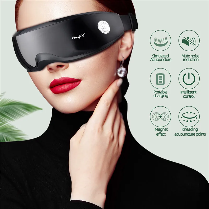 Ckeyin Profession Eye Massager Heat Air Pressure Electric Shiatsu Massager for Dry Eye Strain Eye Fatigue Relief & Better Sleep
Ckeyin Profession Eye Massager Heat Air Pressure Electric Shiatsu Massager for Dry Eye Strain Eye Fatigue Relief & Better Sleep