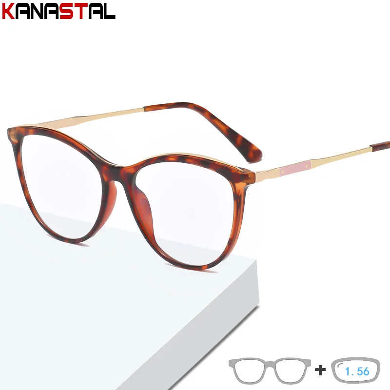 Women Blue Light Blocking Glasses TR90 Cat Eye Eyeglasses Frames Prescription Reading Glasses1.56 Lens Ladies Computer Eyewear
Women Blue Light Blocking Glasses TR90 Cat Eye Eyeglasses Frames Prescription Reading Glasses1.56 Lens Ladies Computer Eyewear
