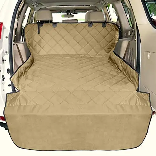 

SUV Cargo Liner for Dogs Waterproof Pet Cargo Cover Dog Seat Cover Mat for SUV Sedans Vans with Bumper Flap Protector Non-Slip
