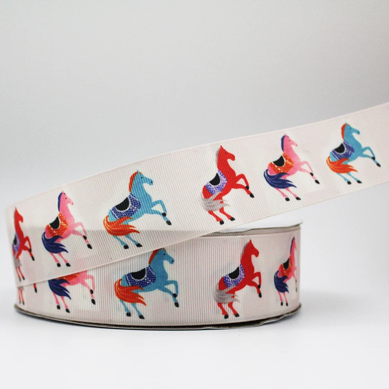 Cartoon horse printed grosgrain ribbon 9-75mm DIY handmade materials christmas wedding gift wrap tape ribbons
Cartoon horse printed grosgrain ribbon 9-75mm DIY handmade materials christmas wedding gift wrap tape ribbons