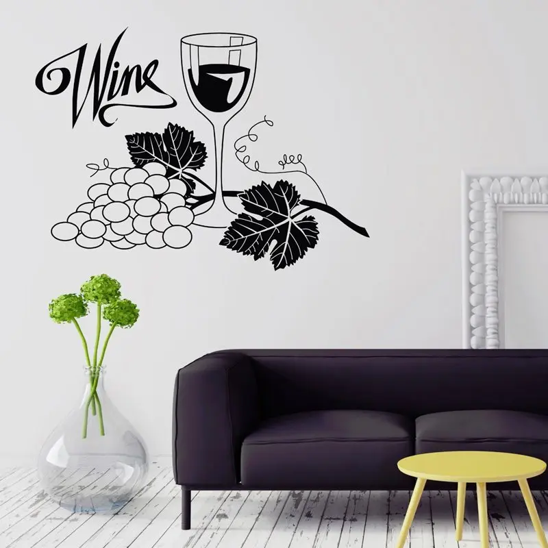 Kitchen Restaurant Sticker Wine Decal Poster Vinyl Art Wall Decals Pegatina Quadro Parede Decor Mural Wine Sticker 
Kitchen Restaurant Sticker Wine Decal Poster Vinyl Art Wall Decals Pegatina Quadro Parede Decor Mural Wine Sticker