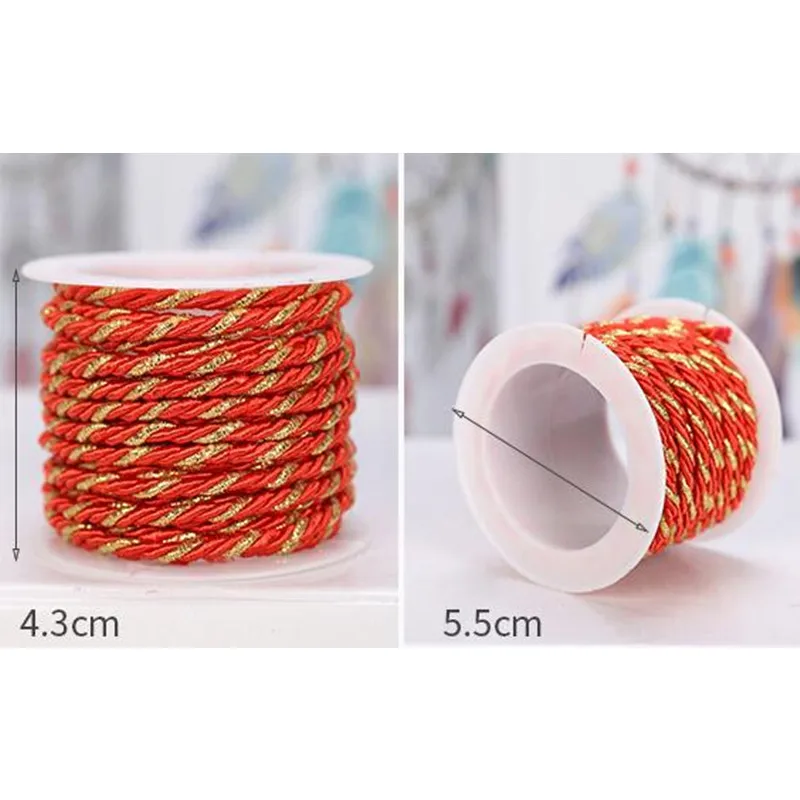 100% Polyester Cord 3mm Eco-Friendly Twisted Rope High Tenacity Thread DIY Textile Craft Woven Cords Gift Box Tag Decoration
100% Polyester Cord 3mm Eco-Friendly Twisted Rope High Tenacity Thread DIY Textile Craft Woven Cords Gift Box Tag Decoration