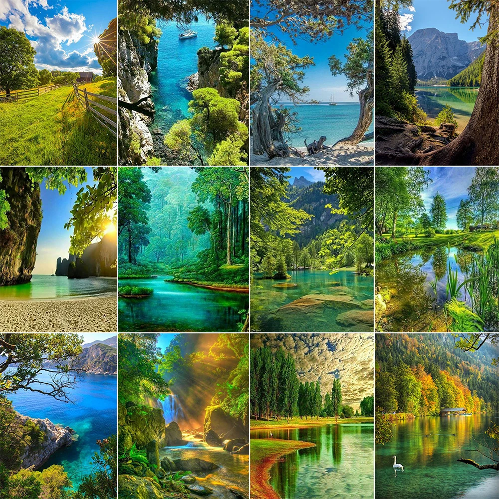 DIY Diamond Painting Wholesale Natural Scenery Lake Full Diamond Landscape Mosaic Diamond Embroidery Decoration Home Painting
DIY Diamond Painting Wholesale Natural Scenery Lake Full Diamond Landscape Mosaic Diamond Embroidery Decoration Home Painting