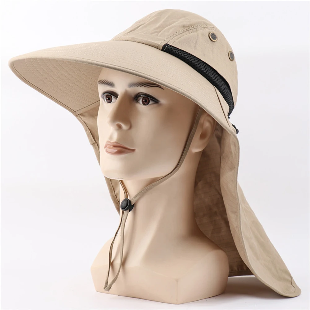 Outdoor Bucket Hat Men Women Large Round Brim Sun Block Quick Drying Fishing Hats Summer Sun Cap for Travel Mountain Climbing
Outdoor Bucket Hat Men Women Large Round Brim Sun Block Quick Drying Fishing Hats Summer Sun Cap for Travel Mountain Climbing