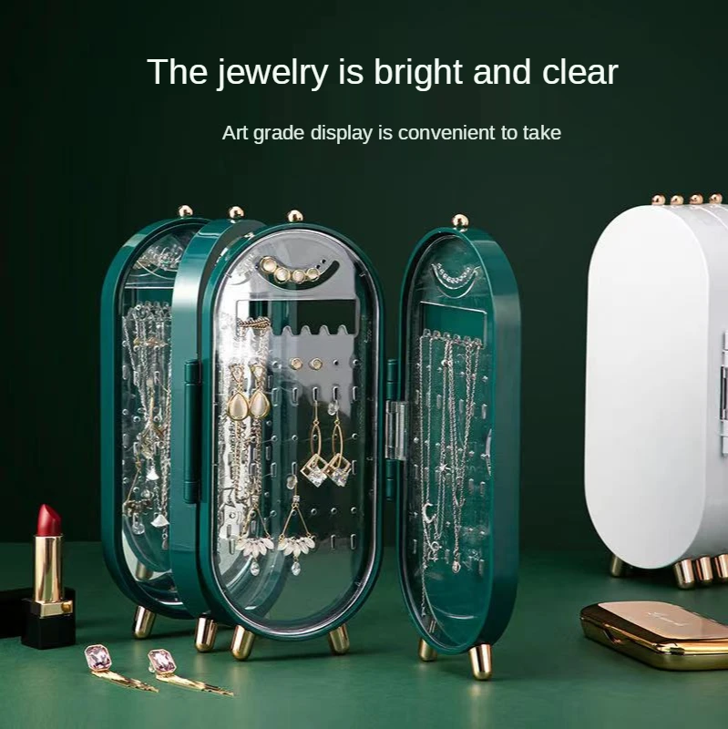 Light Luxury Desktop Jewelry Storage Box Earring Earrings Jewelry Multilayer Dustproof Jewelry Box
Light Luxury Desktop Jewelry Storage Box Earring Earrings Jewelry Multilayer Dustproof Jewelry Box