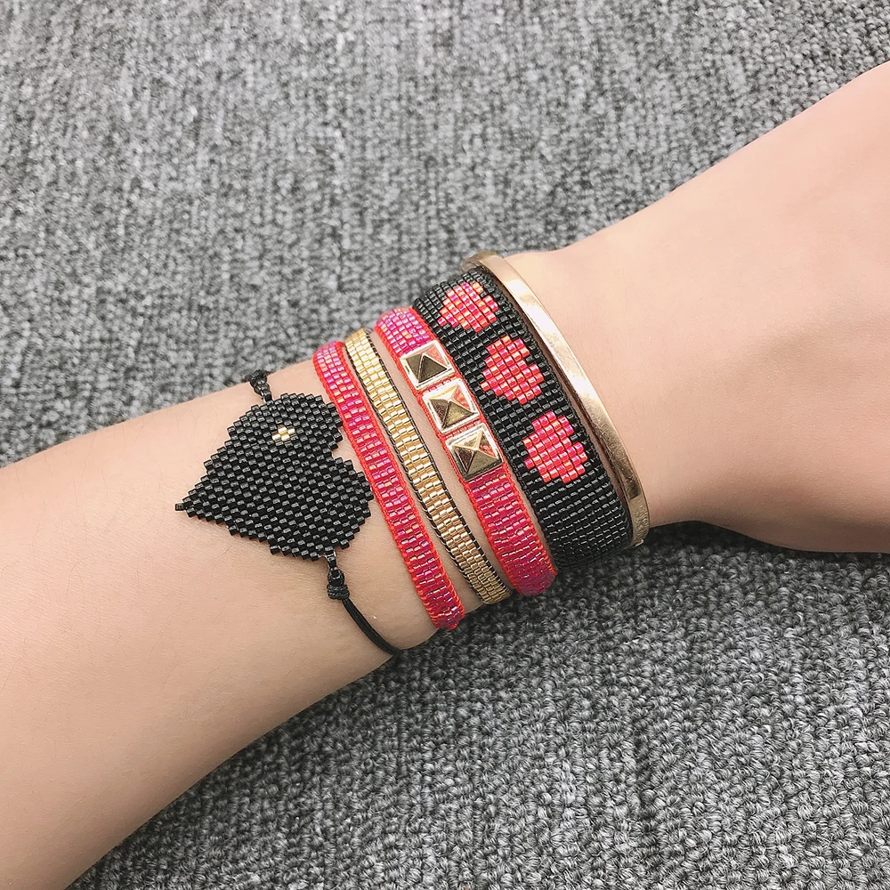 BLUESTAR MIYUKI Bracelet For Women Mexican Heart Pulseras Mujer Star Bracelet Jewelry Handmade Woven Bead
BLUESTAR MIYUKI Bracelet For Women Mexican Heart Pulseras Mujer Star Bracelet Jewelry Handmade Woven Bead