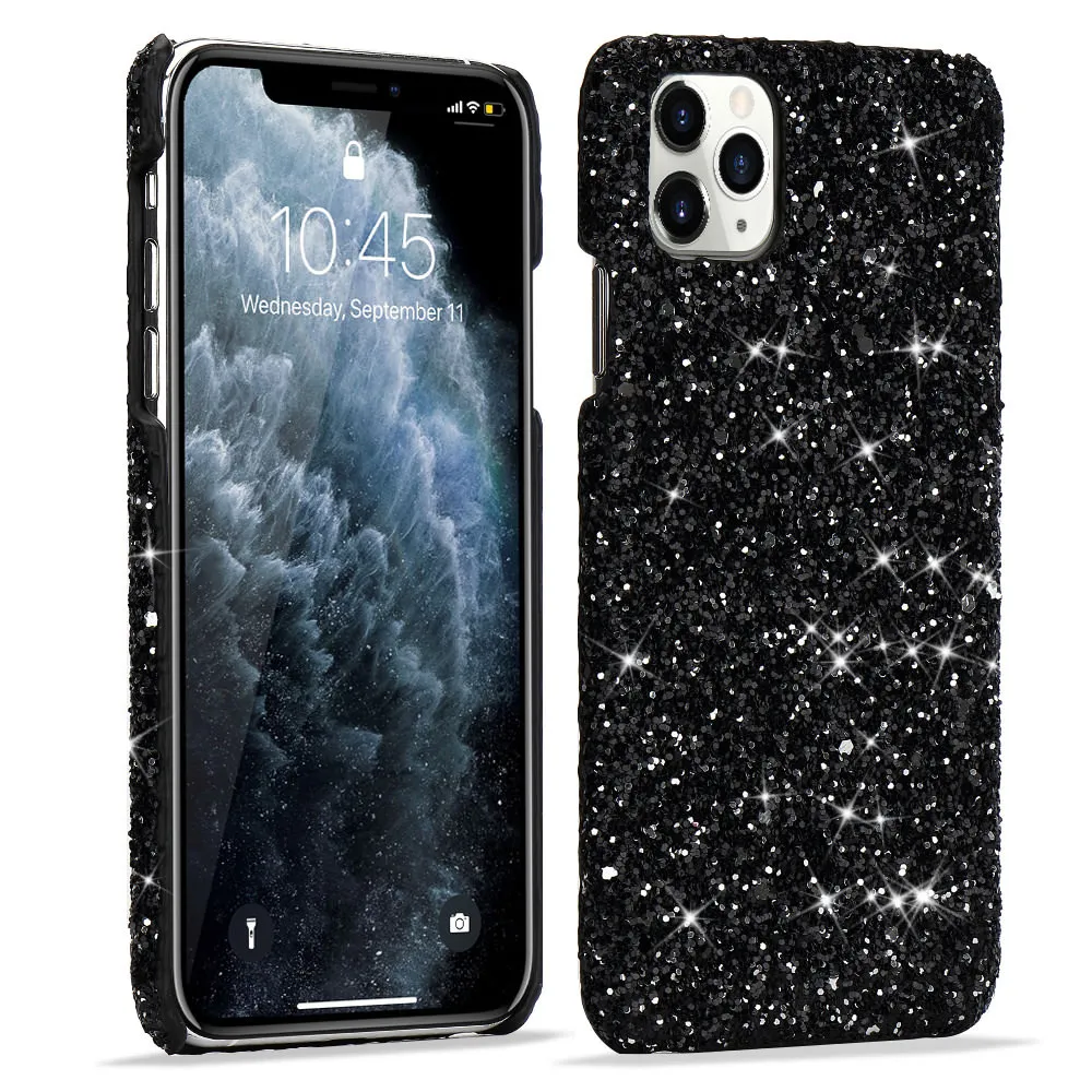 Чехол для телефона IPhone 11 12 Pro Max X Xr Xs Mini сверкающий противоударный чехол со