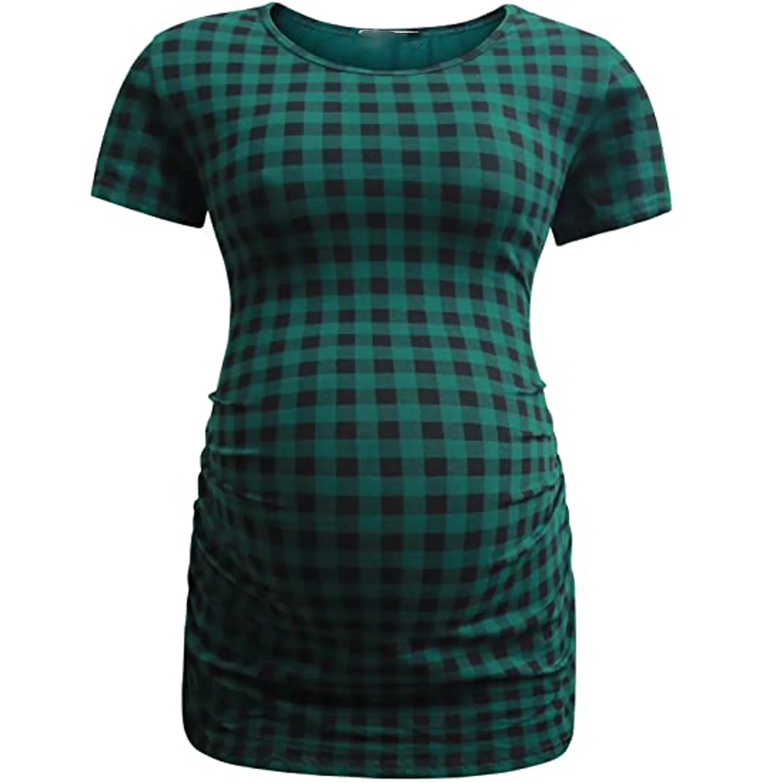 Summer Women Maternity Tops Short Sleeve Fashion Lattice Print Tops Pregnancy Cotton T-shirt Clothes blusas maternidad E1
Summer Women Maternity Tops Short Sleeve Fashion Lattice Print Tops Pregnancy Cotton T-shirt Clothes blusas maternidad E1