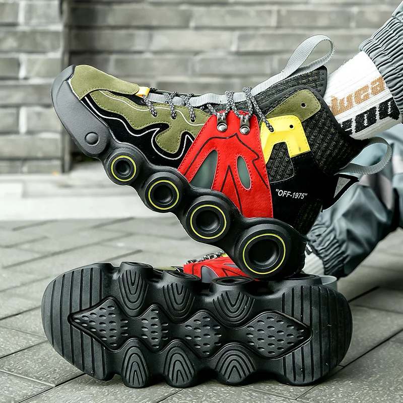 Winter New High Top Green Men Shoes Fashion Breathable Mens Chunky Sneakers Casual Shoes Man Platform Footwear deportivas hombre 
Winter New High Top Green Men Shoes Fashion Breathable Mens Chunky Sneakers Casual Shoes Man Platform Footwear deportivas hombre