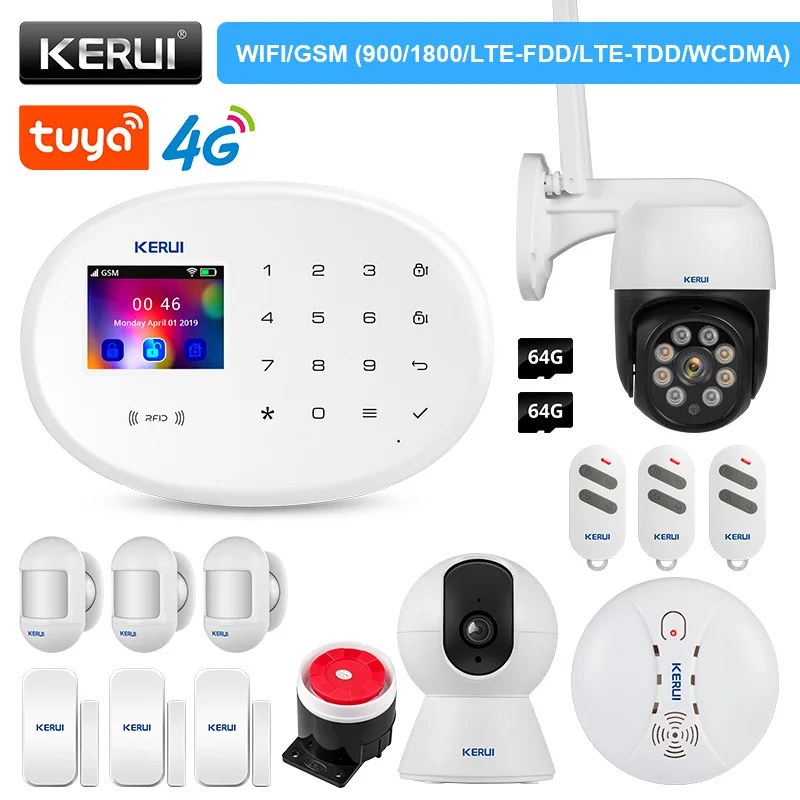 KERUI W20 4G сигнализация WIFI GSM беспроводная домашняя сигнализация Tuya умная поддержка Alexa Google домашняя охранная сигнализация датчик движения сир...
KERUI W20 4G сигнализация WIFI GSM беспроводная домашняя сигнализация Tuya умная поддержка Alexa Google домашняя охранная сигнализация датчик движения сир...