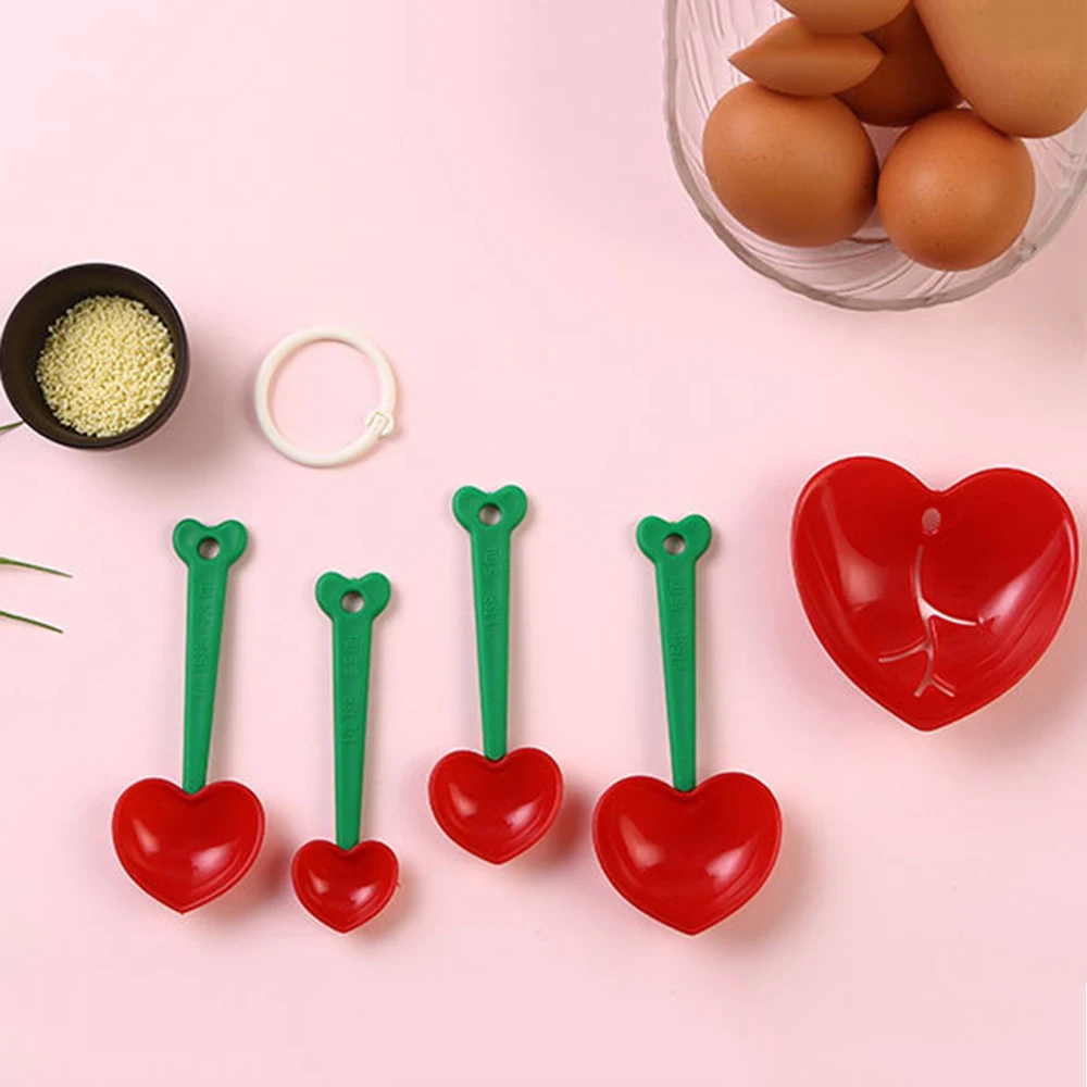 5pcs/set Heart Shape Measuring Spoon Scoop Kitchen Tool DIY Egg White Separator Multifunction Measuring Cups Measuring Spoon
5pcs/set Heart Shape Measuring Spoon Scoop Kitchen Tool DIY Egg White Separator Multifunction Measuring Cups Measuring Spoon