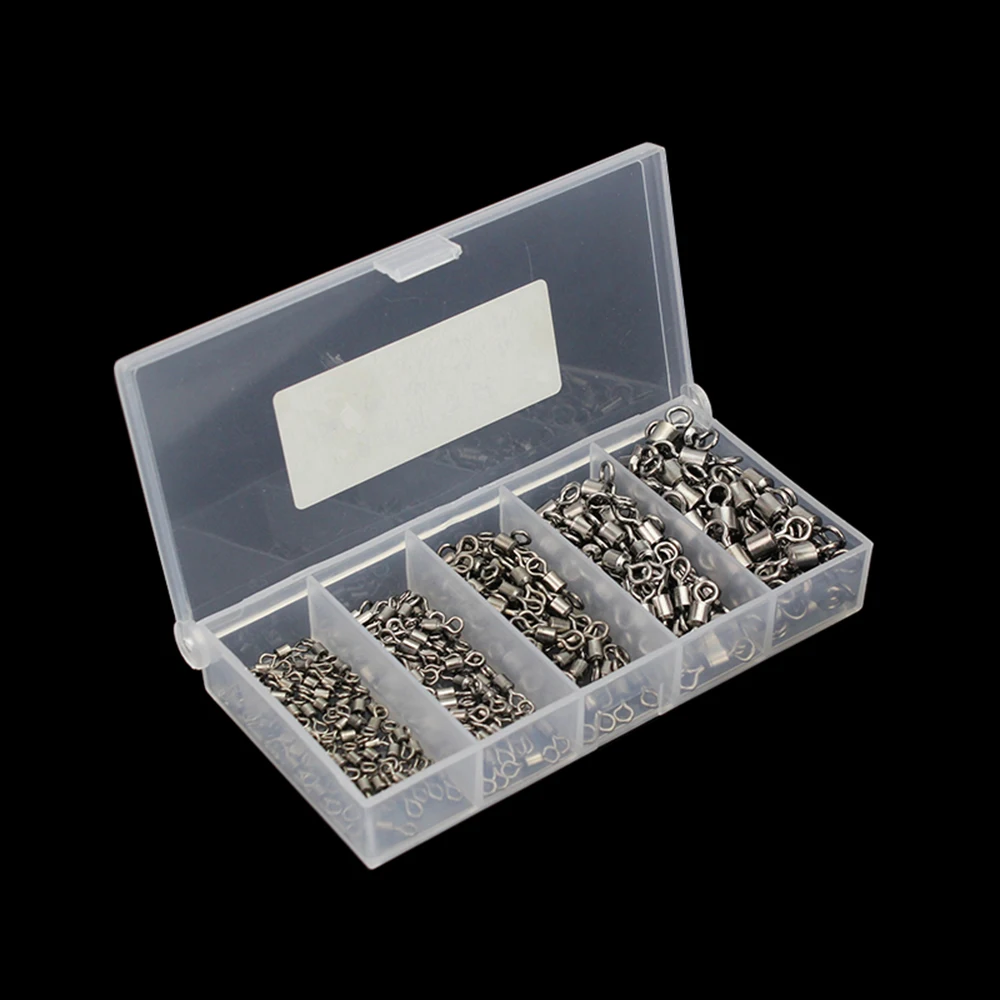 251Pcs Fishing Rolling Swivel High-strength Stainless Steel Rolling Barrel Swivel Fishing Tackle-30Lb to 97 Lb
251Pcs Fishing Rolling Swivel High-strength Stainless Steel Rolling Barrel Swivel Fishing Tackle-30Lb to 97 Lb