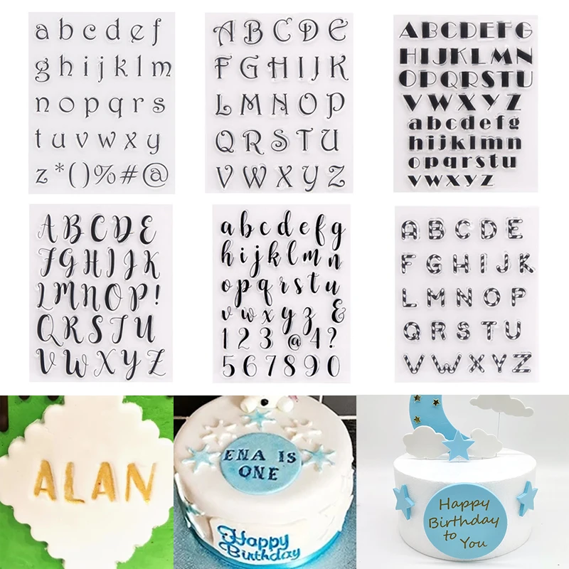 Transparent Silicone Letters molds Cookies Cake Sweet Stamp Baking pan for pastry Decorating Tools kitchen Baking Accessories 
Transparent Silicone Letters molds Cookies Cake Sweet Stamp Baking pan for pastry Decorating Tools kitchen Baking Accessories