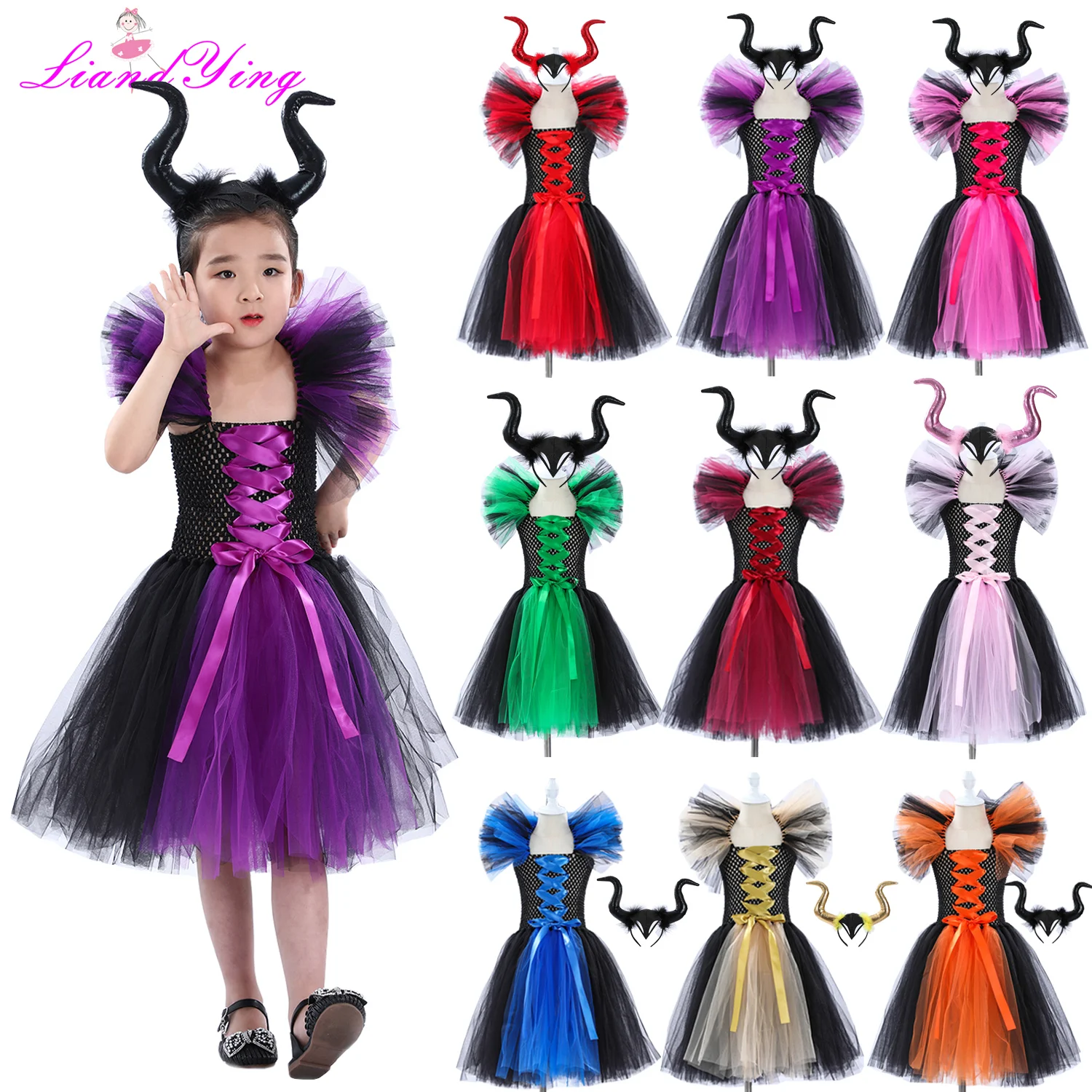 Tutu Dress for Girls With Headband Cosplay Halloween Costumes for Kids Fancy Dresses Outfit Children Birthday New Year Clothes
Tutu Dress for Girls With Headband Cosplay Halloween Costumes for Kids Fancy Dresses Outfit Children Birthday New Year Clothes