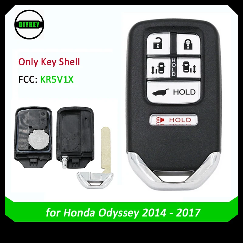 Сменный пульт дистанционного управления DIYKEY, 6 кнопок для Honda Odyssey 2014 2015 2016 2017 - FCC: KR5V1X
Сменный пульт дистанционного управления DIYKEY, 6 кнопок для Honda Odyssey 2014 2015 2016 2017 - FCC: KR5V1X