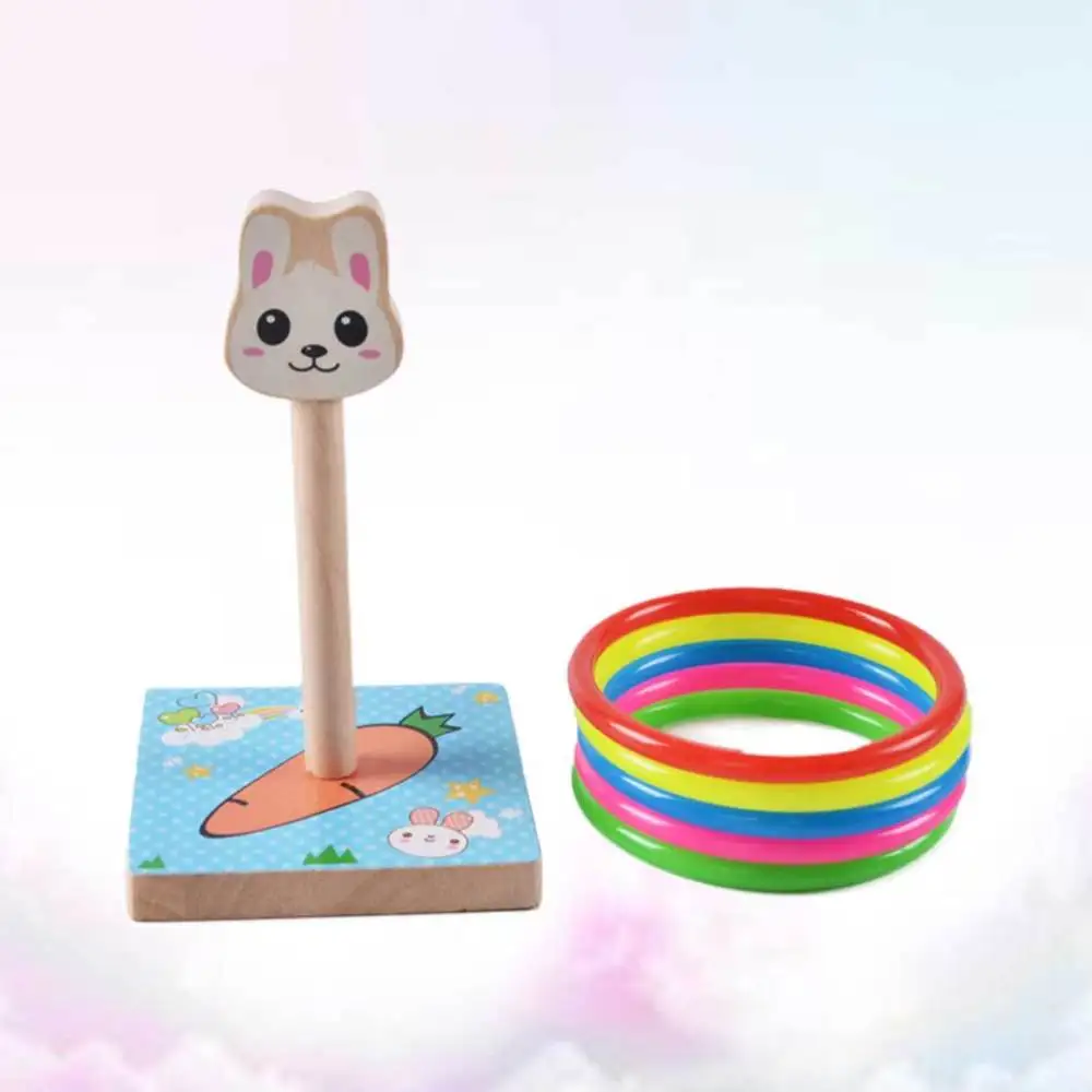 1 Set of Wooden Throwing Funny Kids Animal Shaped Ring Toss Game Yellow (Style Dog)
1 Set of Wooden Throwing Funny Kids Animal Shaped Ring Toss Game Yellow (Style Dog)