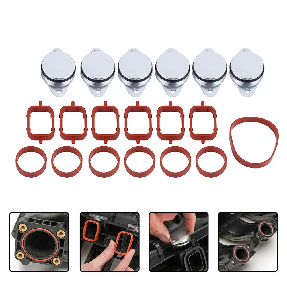 6x 33mm Diesel Swirl Flap Blanks Bungs Intake Gaskets Kit for BMW 320d 330d 520d 525d 530d 730d
6x 33mm Diesel Swirl Flap Blanks Bungs Intake Gaskets Kit for BMW 320d 330d 520d 525d 530d 730d