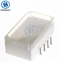 1pc Waterproof Enclosure Case Clear Cover Plastic DIY Electronic Project Instrument Box 158mmx90mmx60mm