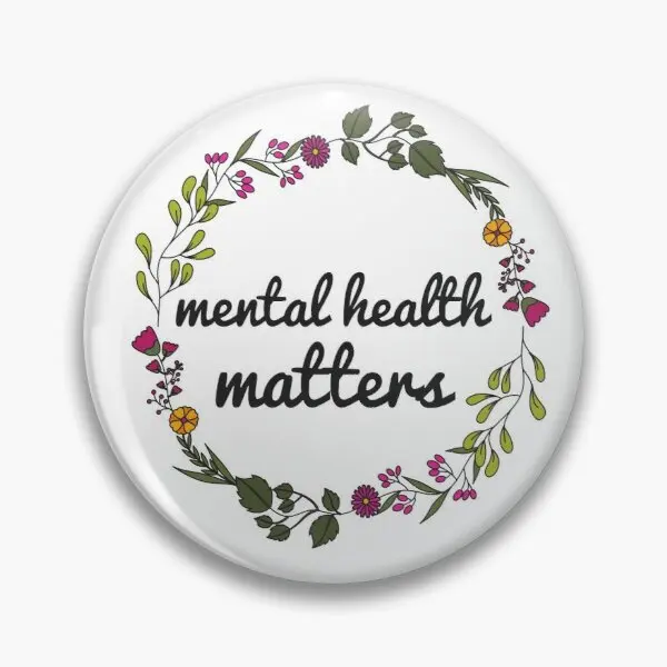 Значок на булавке с цветочным принтом из материалов психического здоровья
Значок на булавке с цветочным принтом из материалов психического здоровья