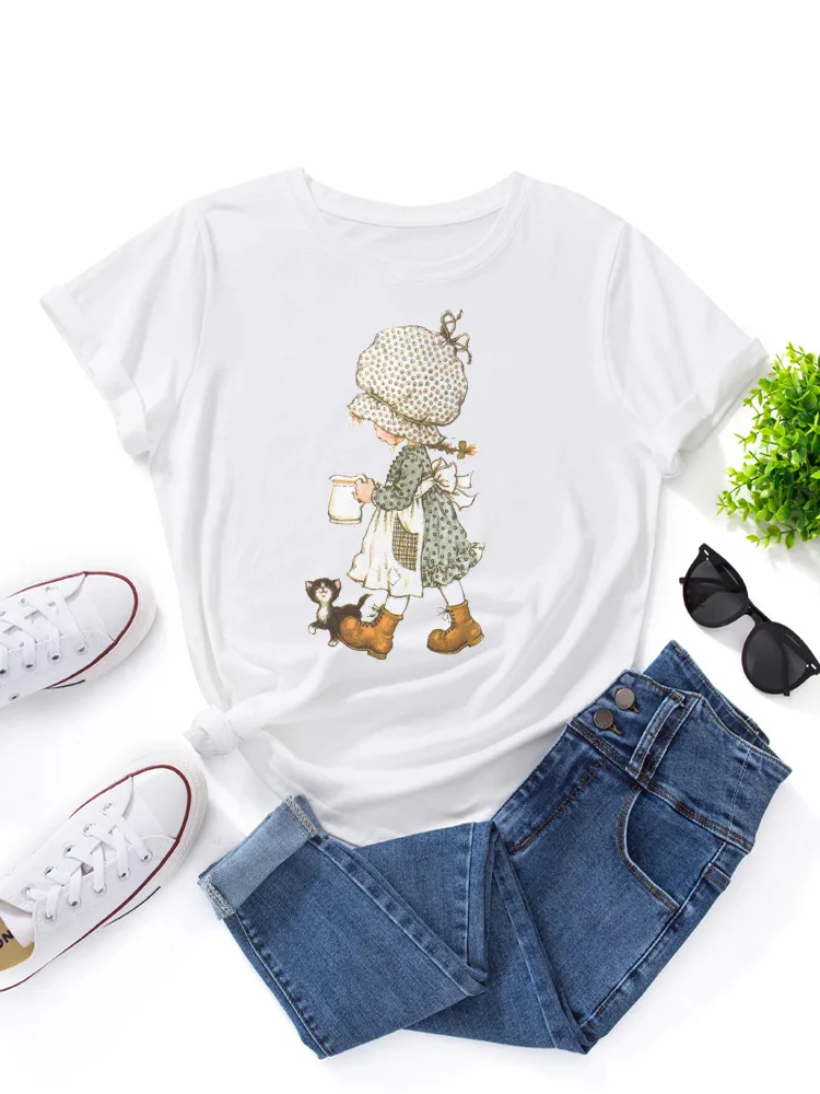 Cute Girl Graphic T Shirt Fashion Cotton Summer Short Sleeve Tshirts Oversized Tees for Women Harajuku Shirt Streetwear
Cute Girl Graphic T Shirt Fashion Cotton Summer Short Sleeve Tshirts Oversized Tees for Women Harajuku Shirt Streetwear