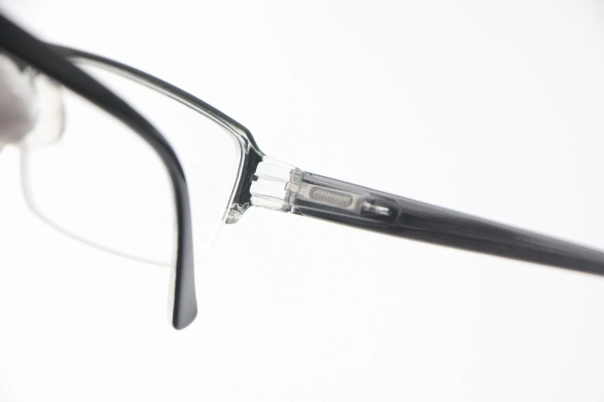 Myopia glasses finished Light semi-frame transparent stitching black women's and men's optical glasses for viewing far away
Myopia glasses finished Light semi-frame transparent stitching black women's and men's optical glasses for viewing far away