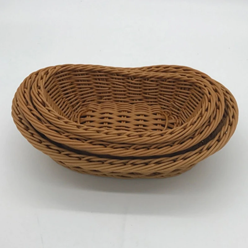 Wicker Woven Basket Organizer Kitchen Bread Tray Serving For Food Fruit Cosmetic Laundry Baskets Tabletop Bathroom Storage Ingot 
Wicker Woven Basket Organizer Kitchen Bread Tray Serving For Food Fruit Cosmetic Laundry Baskets Tabletop Bathroom Storage Ingot