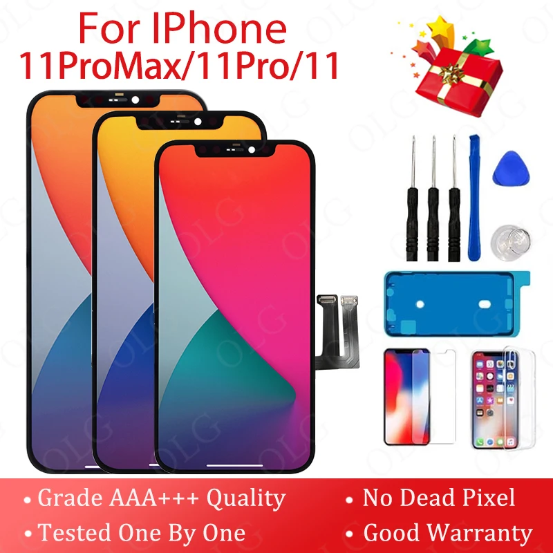 Сенсорный дигитайзер в сборе AAA + 1 шт., Замена ЖК-экрана OLED Incell для iPhone 11, 11 Pro, 11Pro Max, дисплей
Сенсорный дигитайзер в сборе AAA + 1 шт., Замена ЖК-экрана OLED Incell для iPhone 11, 11 Pro, 11Pro Max, дисплей
