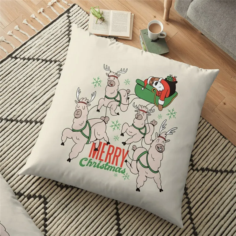 Merry christmas Cushion cover Sloth Santa pattern Printed 45*45cm Christmas Pillowcase Gifts Xmas Cushion Decorative for home
Merry christmas Cushion cover Sloth Santa pattern Printed 45*45cm Christmas Pillowcase Gifts Xmas Cushion Decorative for home