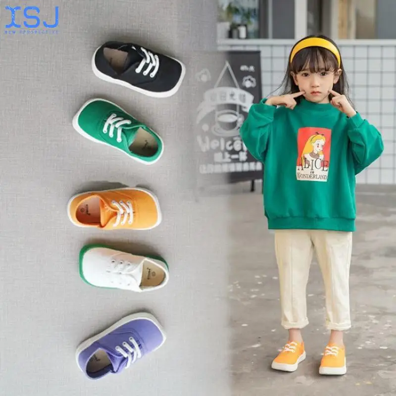 Spring and Autumn New Childrens White Shoes Square Toe Fashion Ins Canvas Shoes Male and Female Students Korean Casual Shoes
Spring and Autumn New Childrens White Shoes Square Toe Fashion Ins Canvas Shoes Male and Female Students Korean Casual Shoes